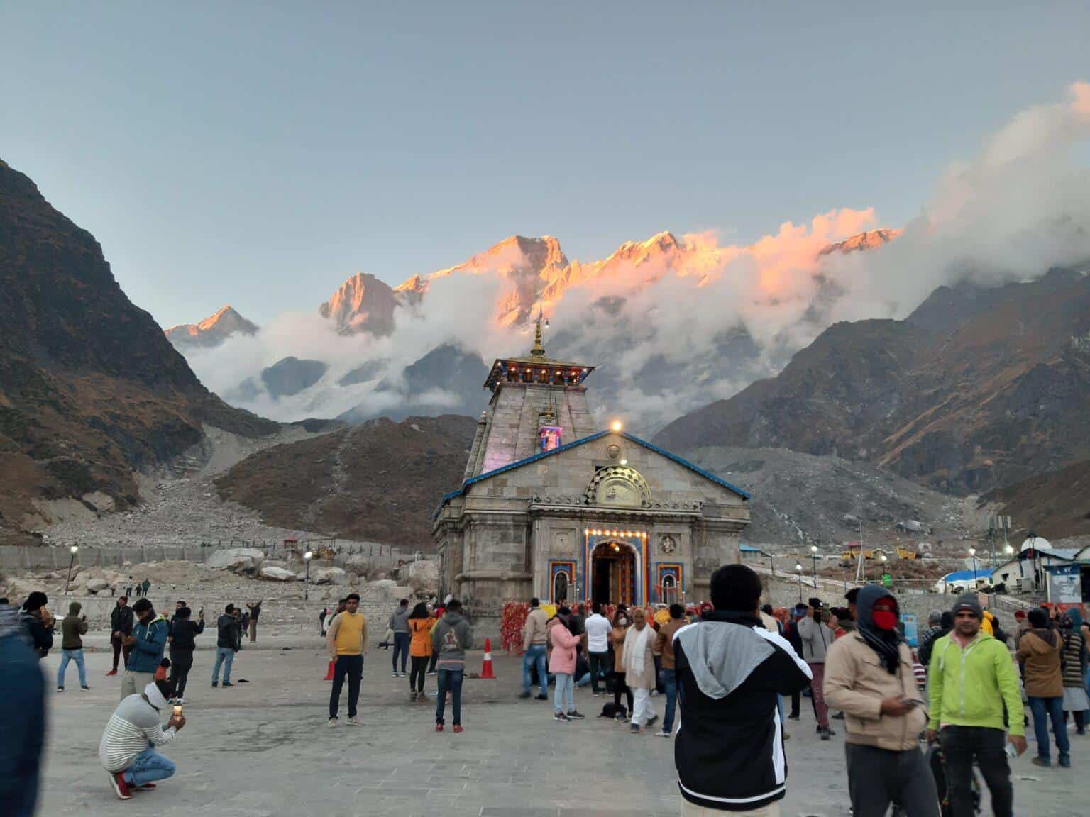 caption for kedarnath trip in english