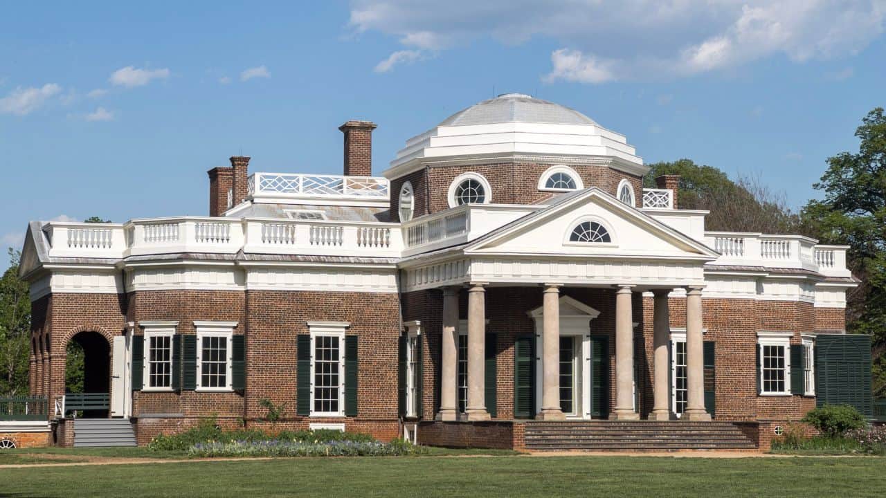 Monticello, historical places to visit in USA
