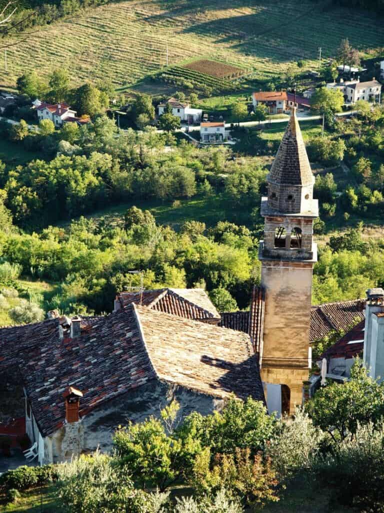 istrian peninsula: motovun village