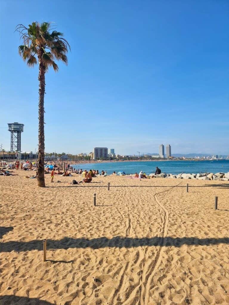barceloneta beach - barcelona itinerary