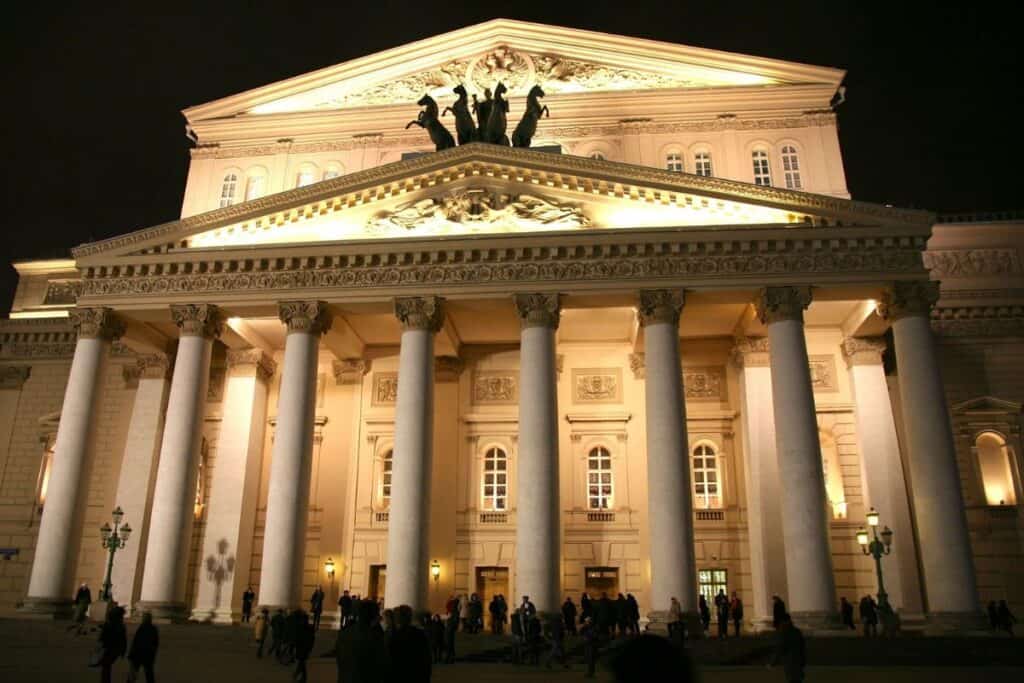bolshoi theatre - Moscow itinerary