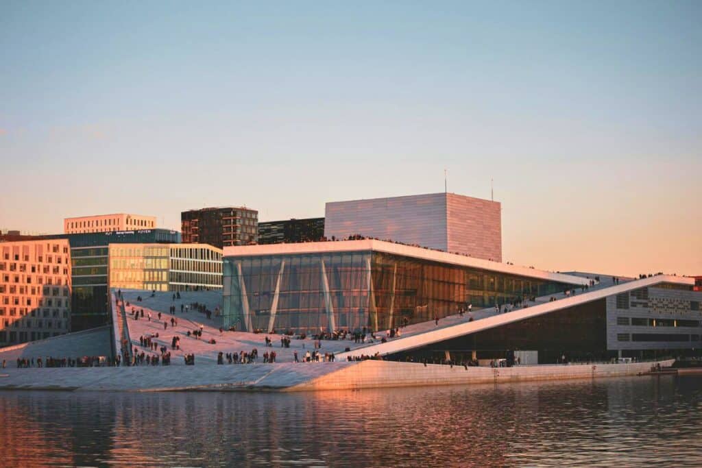 Oslo opera house - Norway itinerary