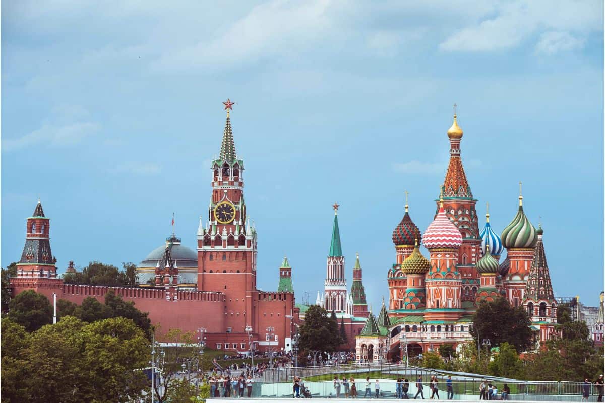 red square : Moscow itinerary