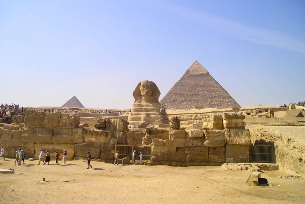 Pyramids of Giza - Egypt itinerary